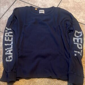 Gallery Dept Navy Long Sleeve Tee